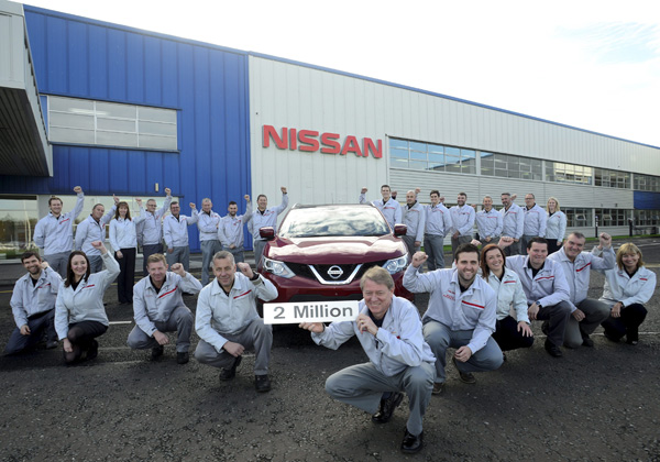 Nissan u Sunderlandu slavi 2 miliona proizvedenih modela Qashqai