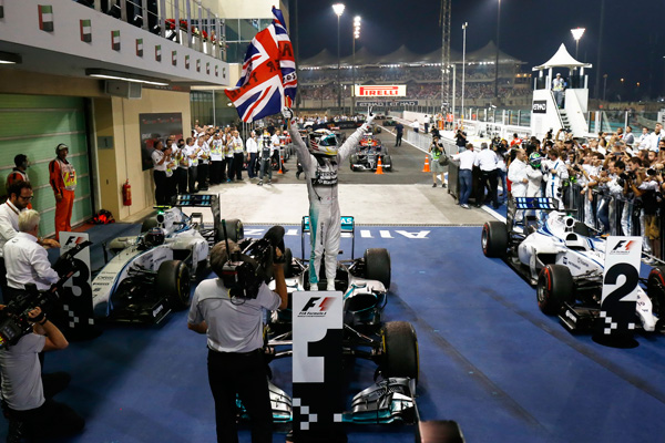 Formula 1 - Lewis Hamilton F1 šampion 2014