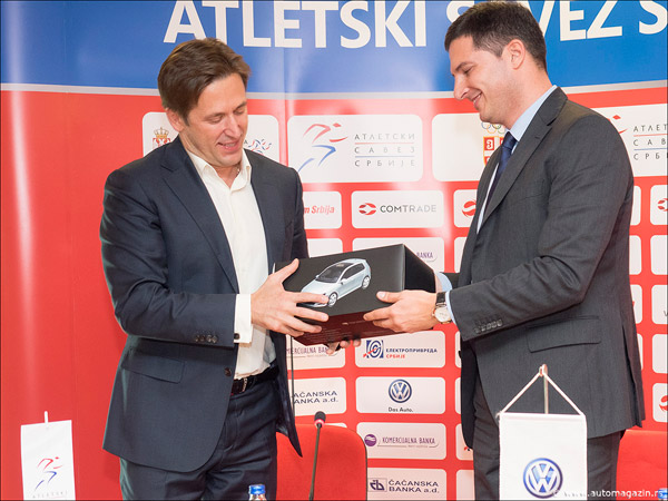 Volkswagenu priznanje od Atletskog saveza Srbije