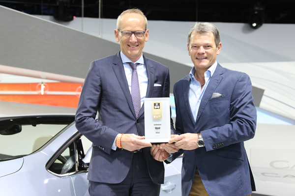 Connected Car Award - priznanje za Opelovu tehnologiju konektivnosti