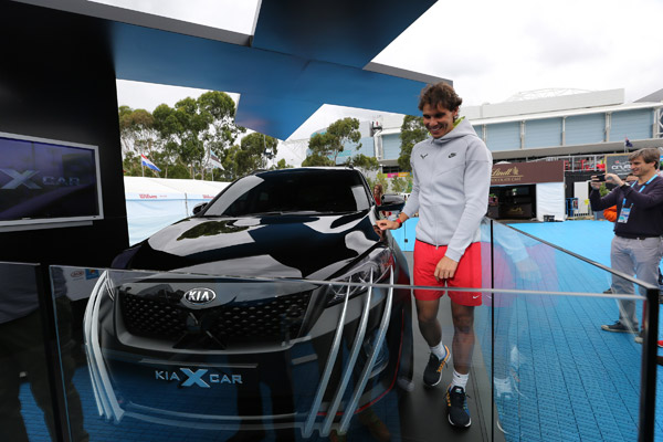 Jedini Kia X-Car provozao teniser Rafael Nadal