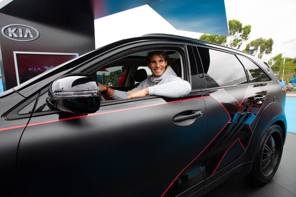 Jedini Kia X-Car provozao teniser Rafael Nadal