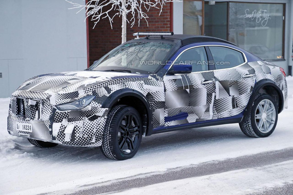 Maskirani Maserati Levante snimljen u Skandinaviji (foto)