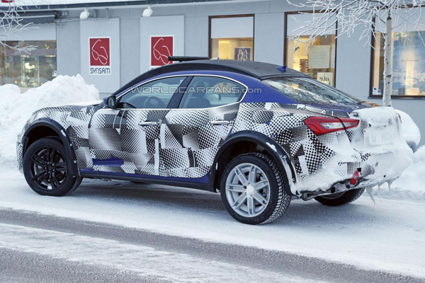 Maskirani Maserati Levante snimljen u Skandinaviji (foto)