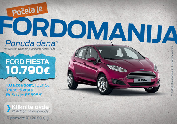 Fordovi automobili svakog dana s novom cenom