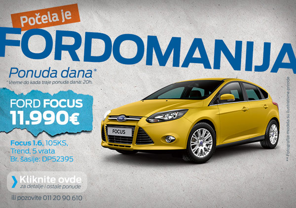 Fordovi automobili svakog dana s novom cenom