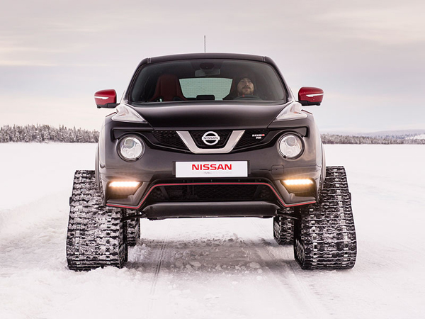 Nissan Juke Nismo RS opremljen gusenicama za sneg (FOTO)