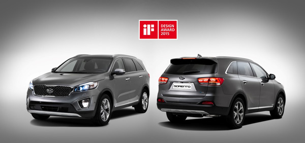 Prestižna dizajnerska nagrada za novi Kia Sorento