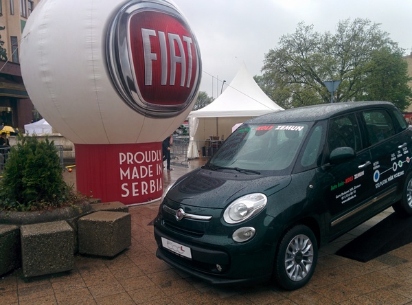 Model FIAT 500L s pogonom na metan merio vreme maratoncima