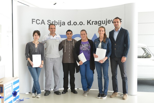 FCA Srbija nagradila učeničke projekte za bezbednost i zdravlje na radu