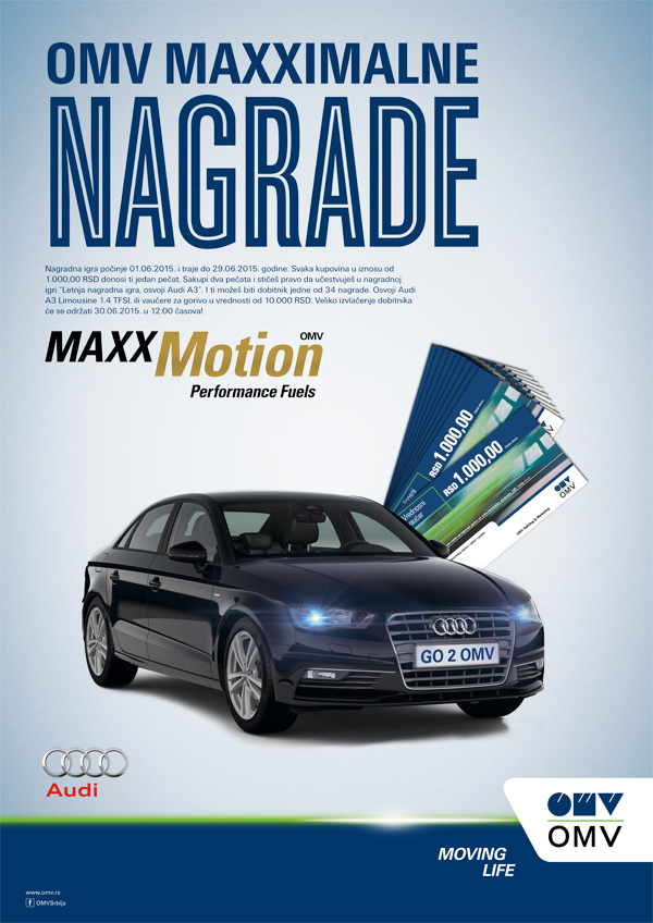 Nova prilika za OMV potrošače da osvoje Audi A3
