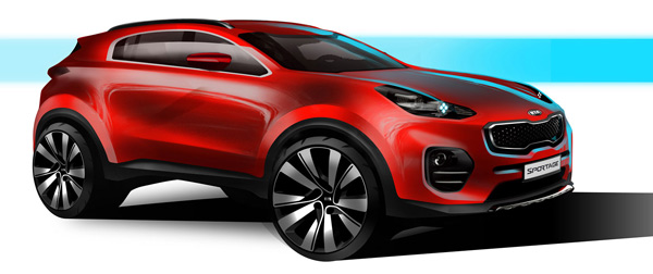 Kia Sportage 2016 - prve zvanične skice