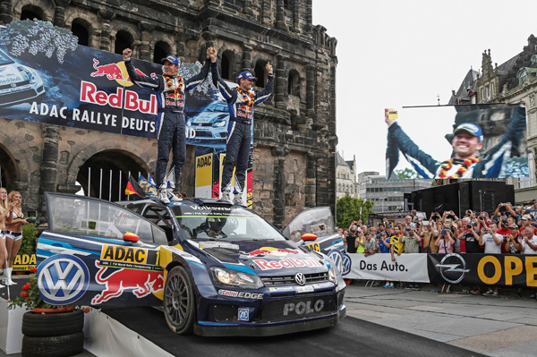 WRC - Triple Volkswagena na Rallye Deutschland 2015
