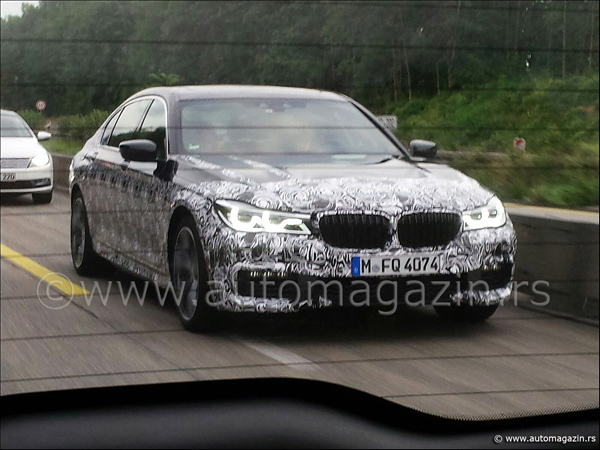 Ekskluzivno! Snimili smo BMW serije 7 (2016) - nove fotografije