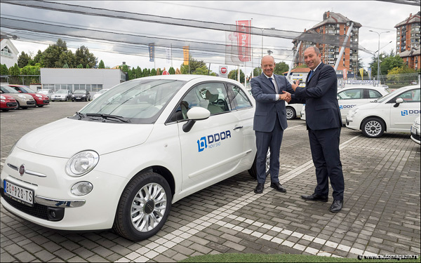 Fiat 500 i Alfa Romeo Giulietta u voznom parku kompanije DDOR Novi Sad 