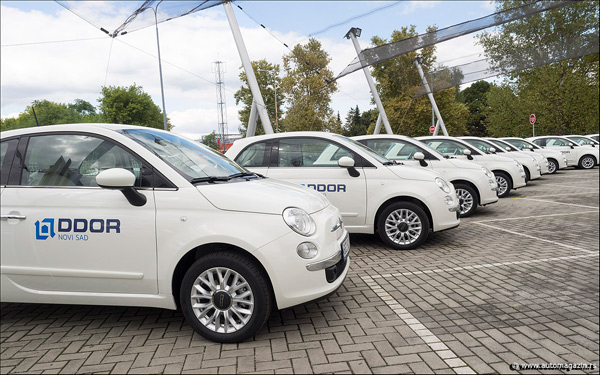 Fiat 500 i Alfa Romeo Giulietta u voznom parku kompanije DDOR Novi Sad 