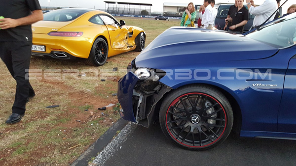 Kada se test vožnja AMG modela pretvori u crash-test (FOTO)