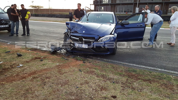 Kada se test vožnja AMG modela pretvori u crash-test (FOTO)