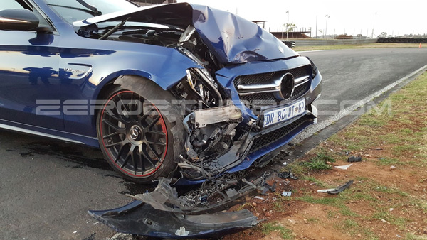 Kada se test vožnja AMG modela pretvori u crash-test (FOTO)