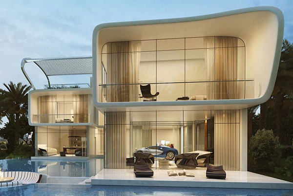 U Dubaiju sagrađena vila inspirisana modelom Bugatti Veyron (foto)