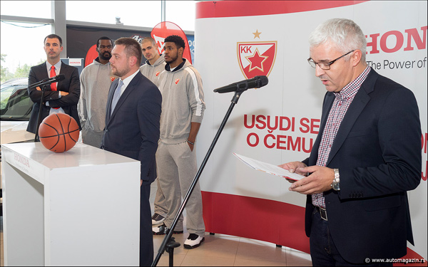 Honda i KK Crvena Zvezda zajedno u novoj sezoni