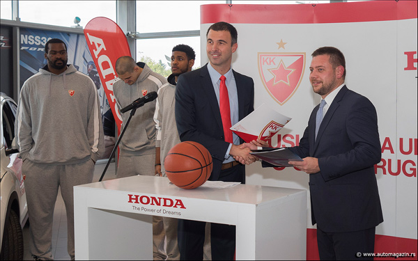 Honda i KK Crvena Zvezda zajedno u novoj sezoni