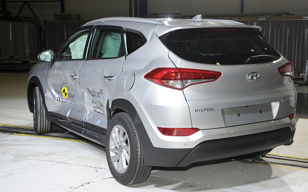 Novi Hyundai Tucson postiže maksimalnih 5 zvezdica na EuroNCAP testu