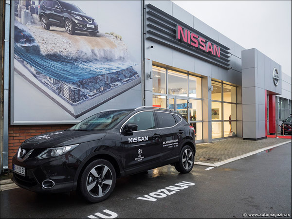 Novi koncept Nissan prodajnog salona otvoren je u Auto kući Kompresor