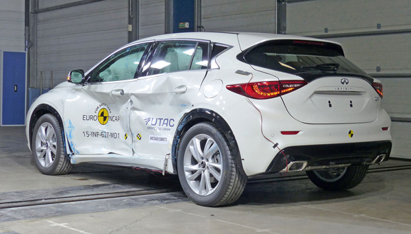 Pet zvezdica za Infiniti Q30 na Euro NCAP testu