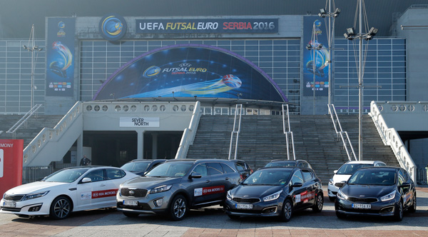 Kia: Svečana primopredaja vozila za turnir UEFA Futsal EURO Serbia 2016 