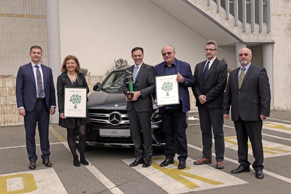 Ekološka priznanja za Mercedes, AMSS i Toyotu