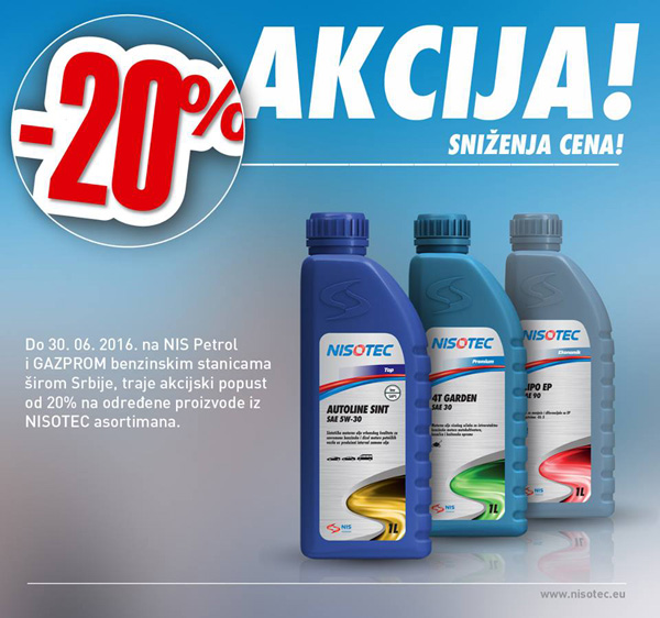Pogodnosti za potrošače na NIS benzinskim stanicama