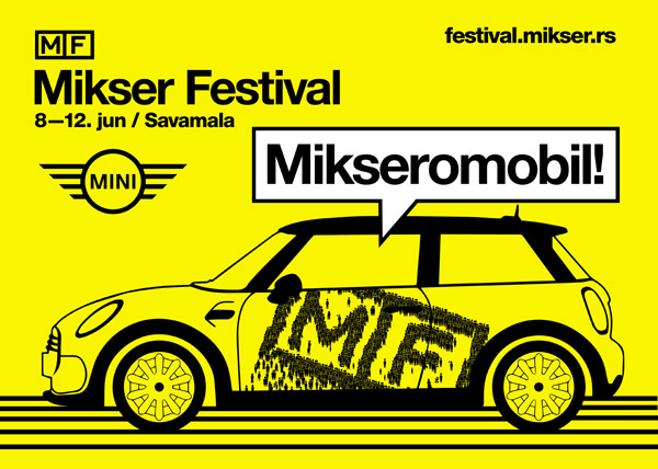 Mikseromobil - zvanično vozilo Mikser festivala 2016. godine