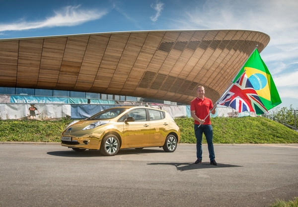 Zlatni Nissan Leaf za zlatnu medalju sa Olimpijskih igara u Riju 2016