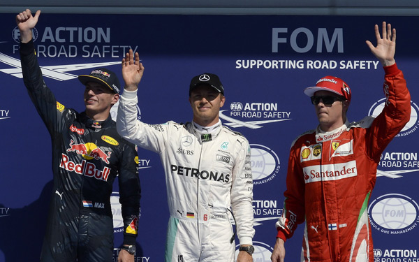 VN Belgije 2016 - Rosberg ima pole poziciju, Verstappen mu za petama