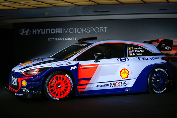 WRC - Hyundai Motorsport predstavio novi i20 WRC (2017)