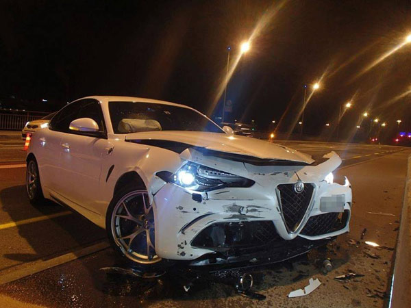 Ovo je prvi udes modela Alfa Romeo Giulia - žrtva je top verzija (FOTO)