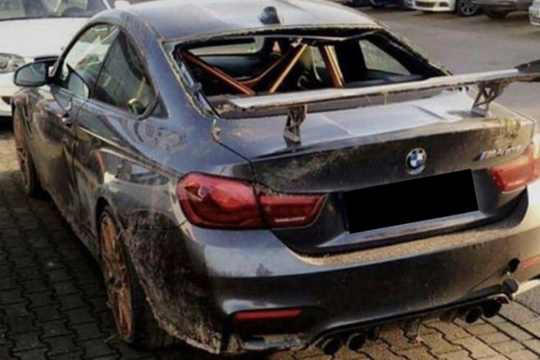 Pogađajte, šta se desilo ovom BMW M4 GTS? (FOTO)