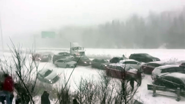 VIdeo: Kada u Kanadi neočekivano padne sneg...