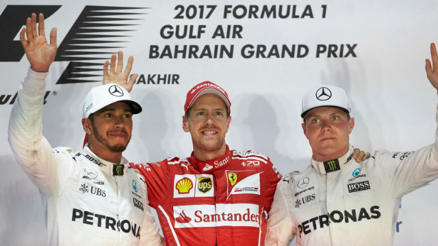 F1 Bahrein 2017 - Vettel pobednik!