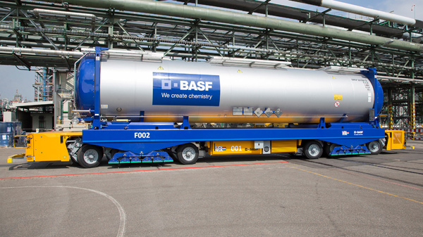 BASF optimalizuje logistiku postrojenja u Ludvigshafenu