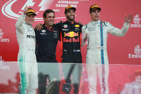 VN Azerbejdžana 2017 - Incidenti, kazne, pobedbnik Ricciardo startovao deseti