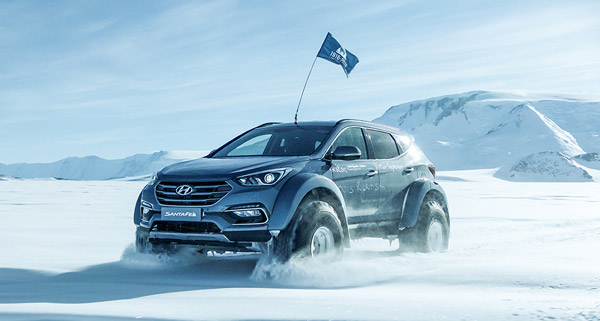 Hyundai Santa Fe, prvi SUV koji je uspeo da pređe Antarktik!