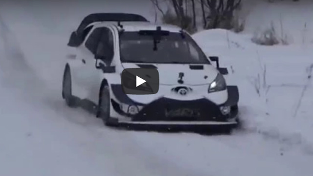 Rally Sweden 2018 - Toyota Yaris WRC u akciji na snegu (VIDEO)