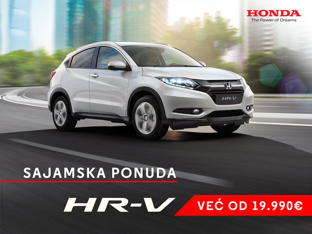 Honda HR-V - specijalna cena za BG Car Show 2018