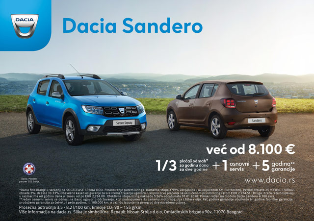 Dacia je za svoje kupce pripremila fantastične sajamske uslove