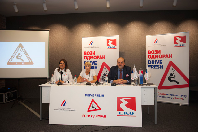 Agencija za bezbednost saobraćaja i EKO Serbia u kampanji - Vozi odmoran!