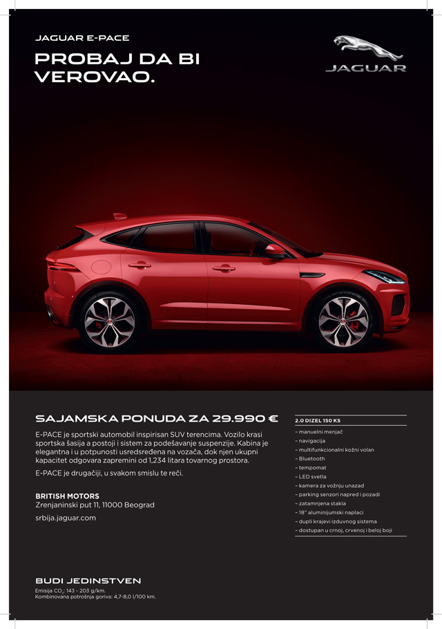 Neodoljiva sajamska ponuda za Jaguar E-PACE