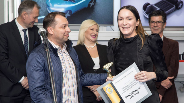 Irena Trifunović prva dobitnica nagrade za najboljeg PR menadžera u auto industriji u Srbiji 