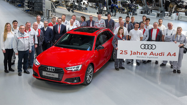 Srebrni jubilej - Audi A4 slavi 25. rođendan